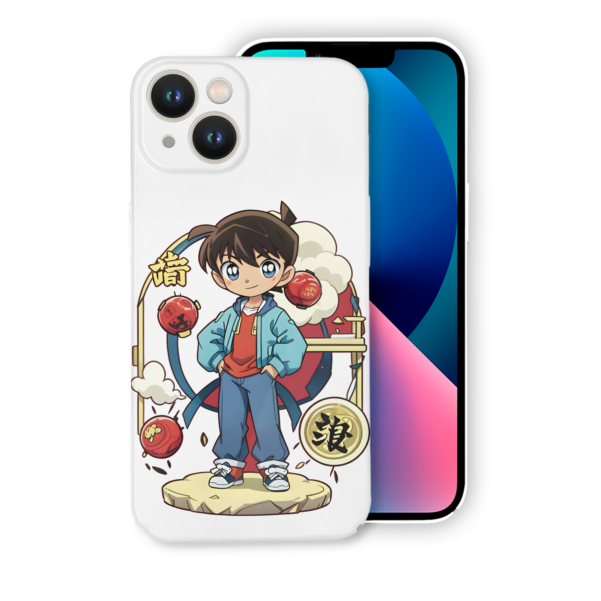 （画像用） 名探偵コナン 江戸川 コナン Detective Conan Conan Edogawa 【iPhone 14シリーズ対応】ハードケース